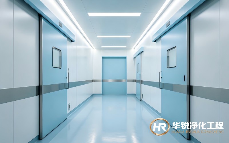 洁净手术部走廊与辅房施工